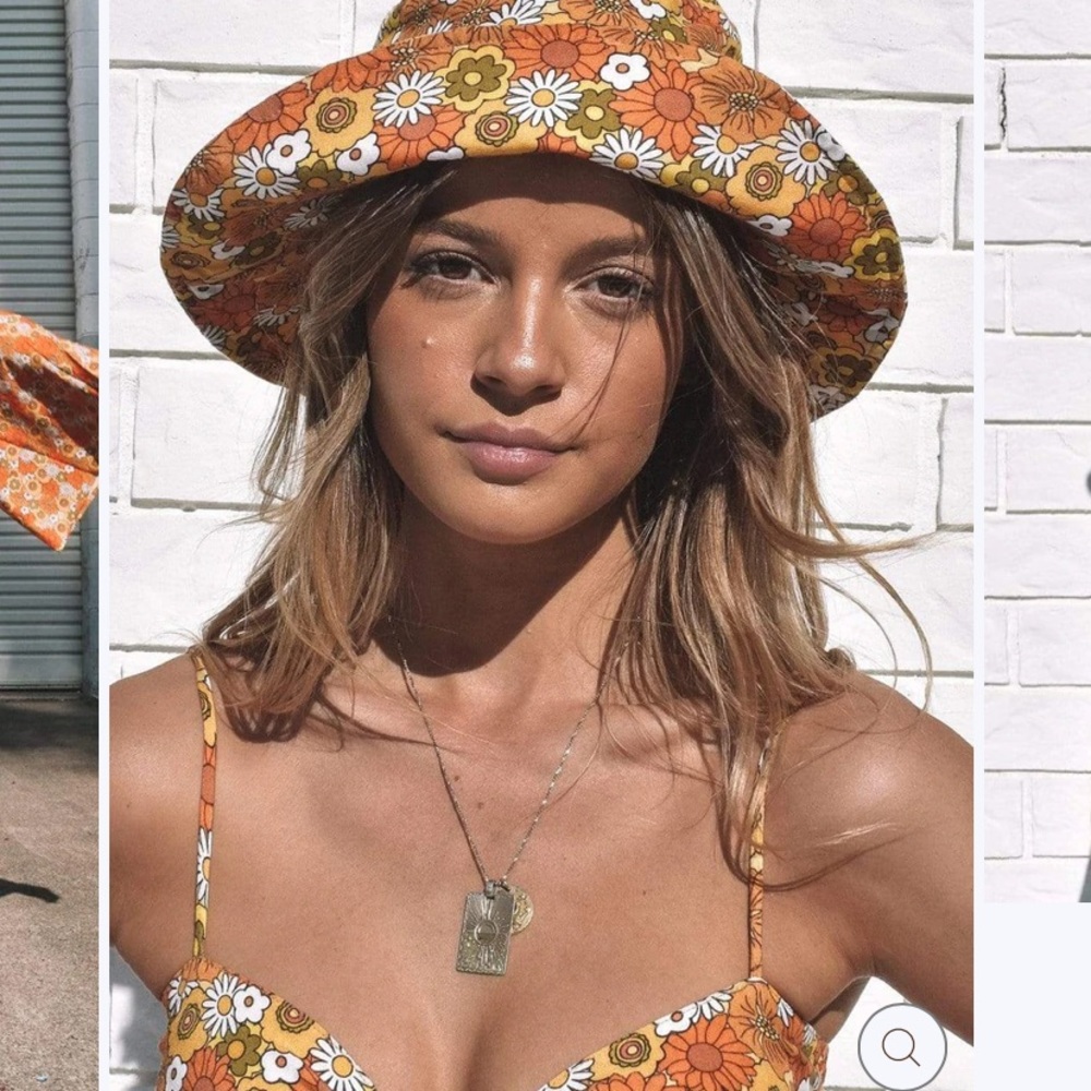 Her Pony the Label Honey Bunch Bucket Hat NWT